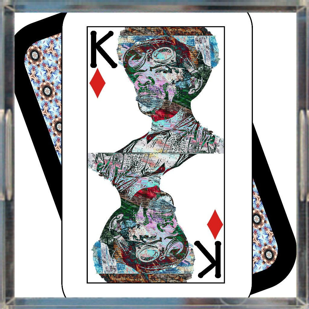 Play Your Hand...King Diamond No. 2 Acrylic Tray