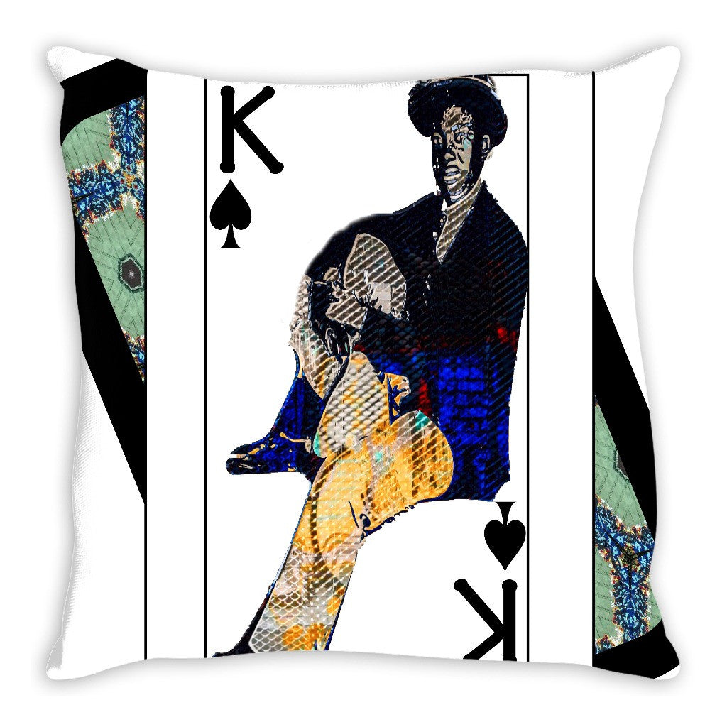 Play Your Hand...King Spade No. 1 Throw Pillow